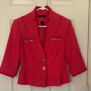 WHBM coral jacket